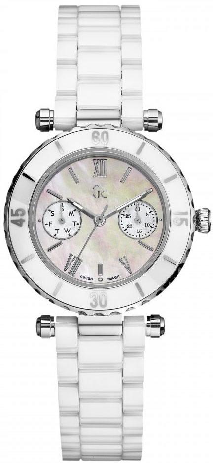 Guess GCI35003L1S Takvimli 36 mm Beyaz Çelik Kordon Analog Kadın Kol Saati