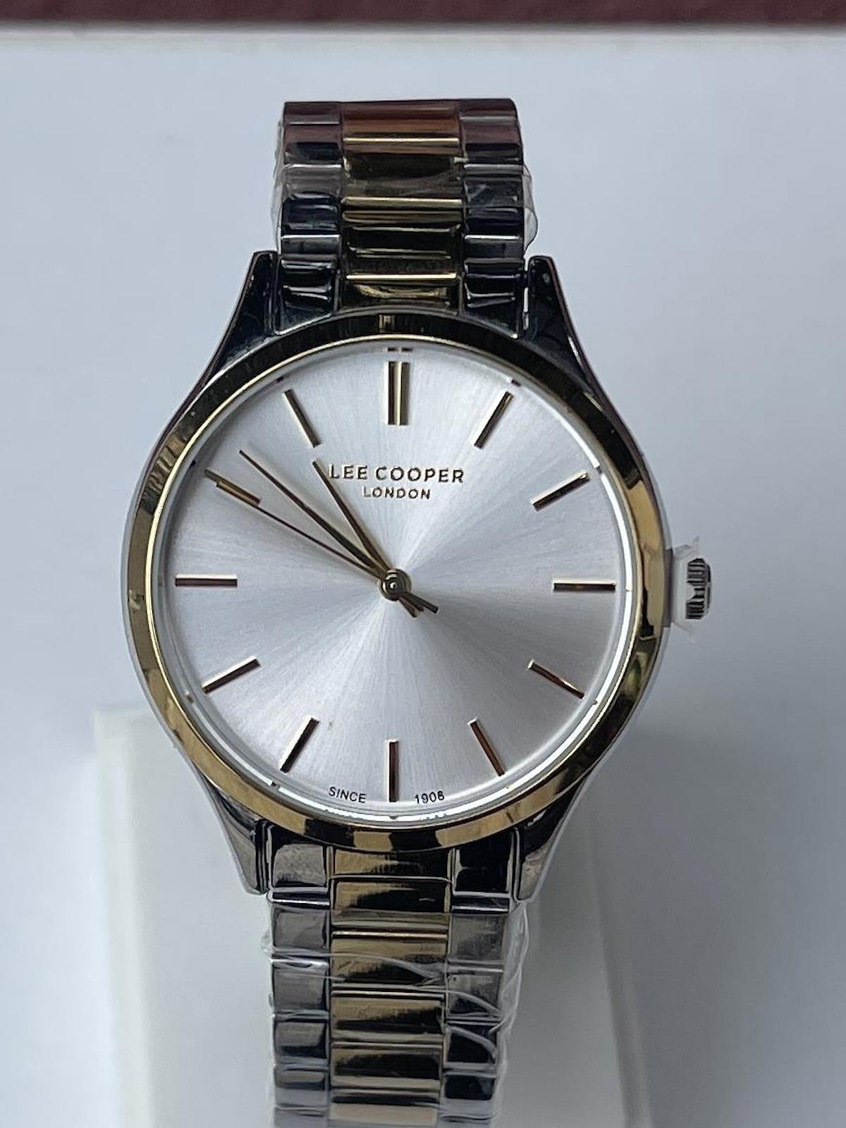 Lee Cooper LCR.LMG.07055.230 40 mm Gri Çelik Kordon Analog Kadın Kol Saati