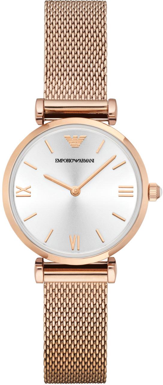 Emporio Armani AR1956 32 mm Rose Gold Hasır Kordon Analog Kadın Kol Saati