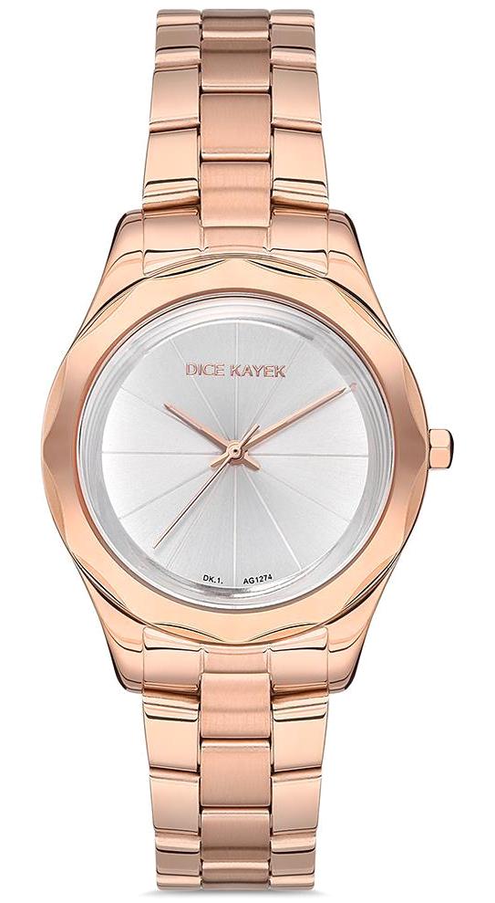 Dice Kayek DK.1.AG1274.04 36 mm Rose Gold Çelik Kordon Analog Kadın Kol Saati