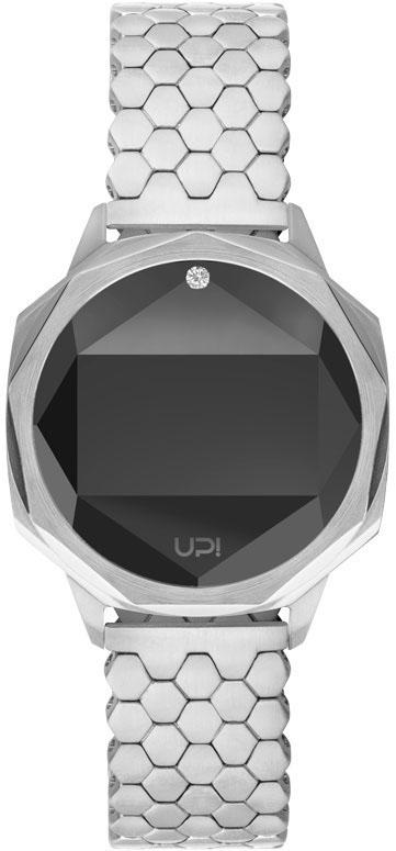 Upwatch UP1740 33 mm Gri Çelik Kordon Dijital Kadın Kol Saati