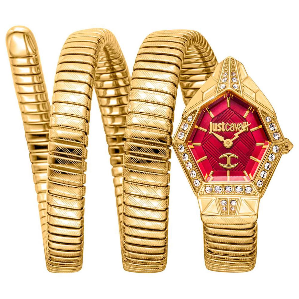 Just Cavalli JC1L304M0035 23 mm Altın Çelik Kordon Analog Kadın Kol Saati