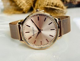 Ferrucci FC.13935H.05 36 mm Rose Gold Çelik Kordon Analog Kadın Kol Saati