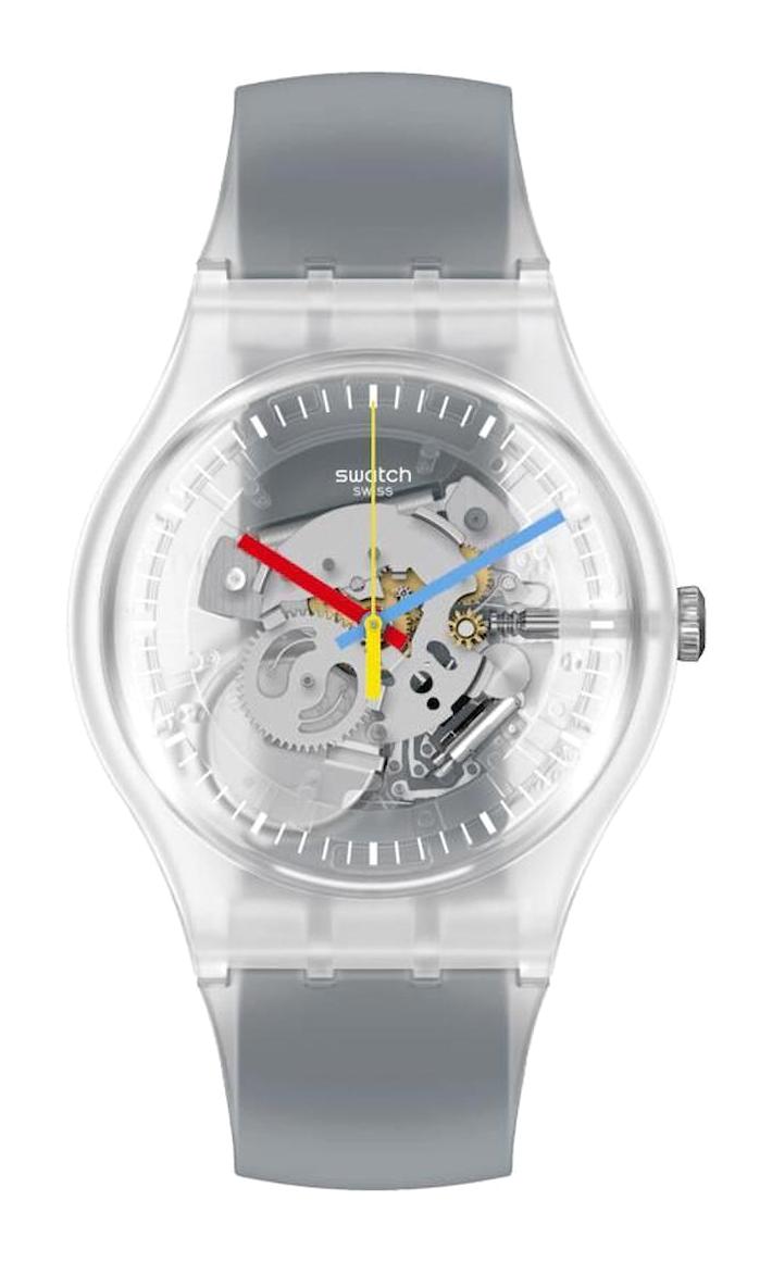 Swatch SUOK157 41 mm Gri Metal Kordon Analog Kadın Kol Saati