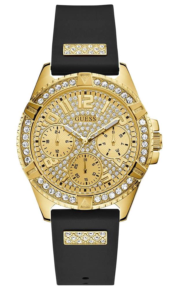 Guess GUW1160L1 40 mm Siyah Silikon Kordon Analog Kadın Kol Saati