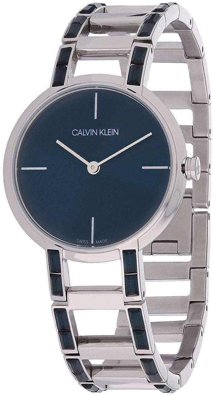 Calvin Klein K8NZ3VVN 32 mm Gri Çelik Kordon Analog Kadın Kol Saati