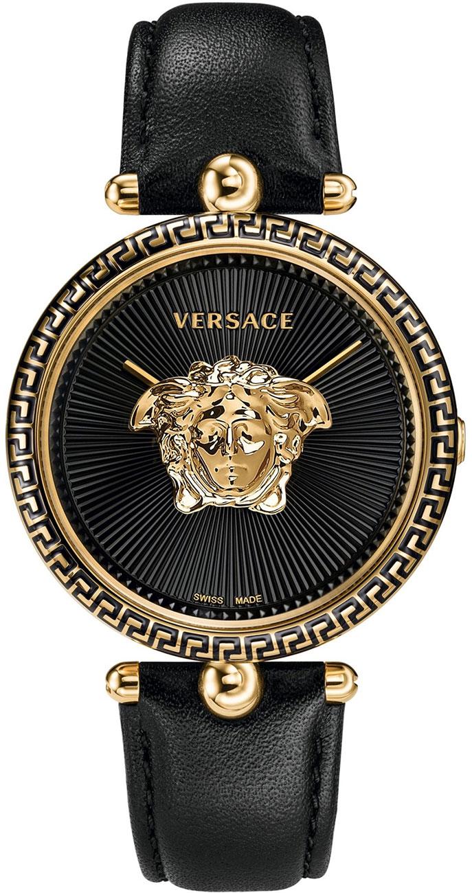 Versace VRSCVCO020017 39 mm Siyah Deri Kordon Analog Kadın Kol Saati