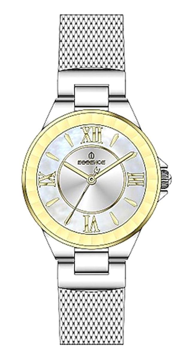 Essence ES6714FE.220 33 mm Gri Çelik Kordon Analog Kadın Kol Saati
