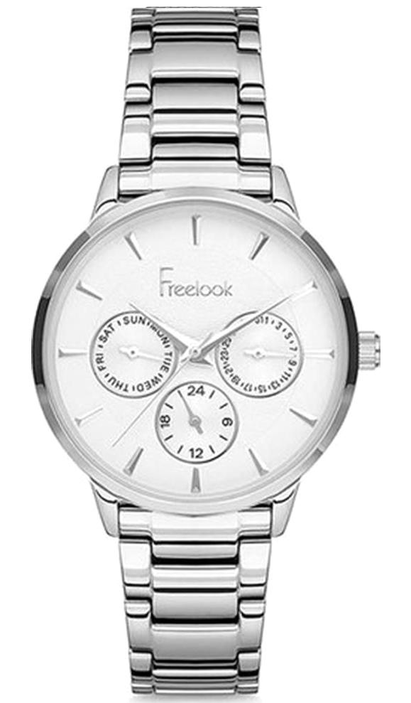 Freelook F.1.1101.01 38 mm Gri Çelik Kordon Analog Kadın Kol Saati