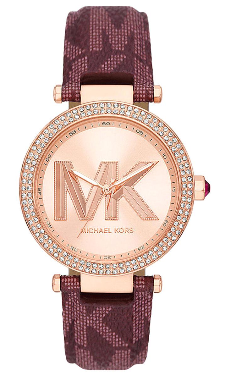 Michael Kors MK2974 39 mm Bordo Deri Kordon Analog Kadın Kol Saati