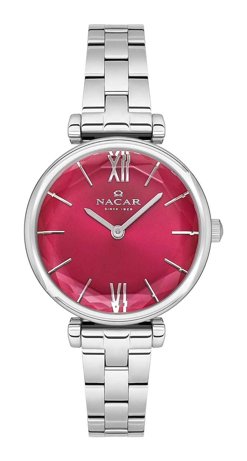 Nacar 343921125-ARM 32 mm Gri Metal Kordon Analog Kadın Kol Saati