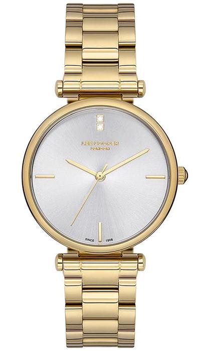 Lee Cooper LC07148.130 40 mm Altın Metal Kordon Analog Kadın Kol Saati