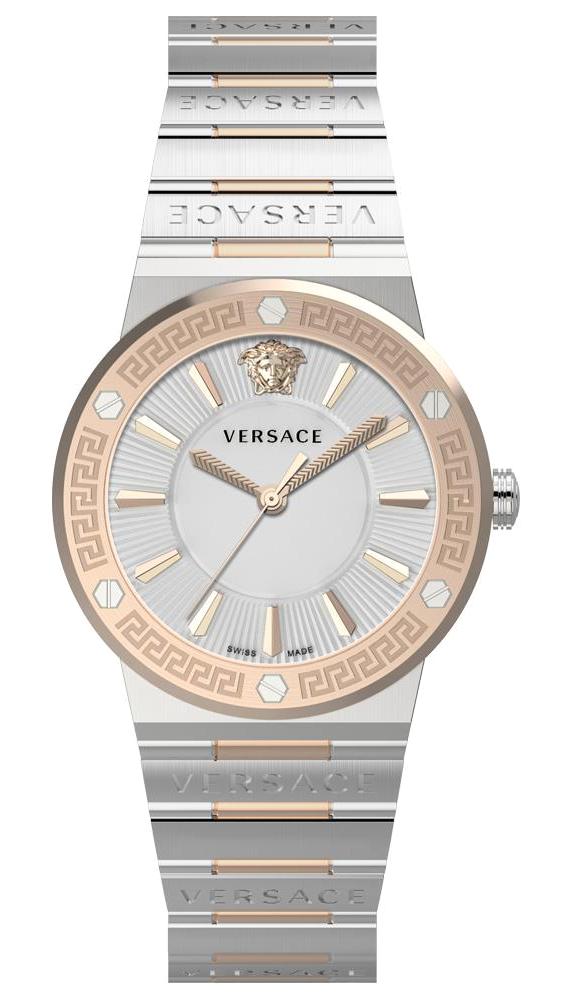 Versace VRSCVEVH01020 38 mm Gri-Rose Gold Çelik Kordon Analog Kadın Kol Saati