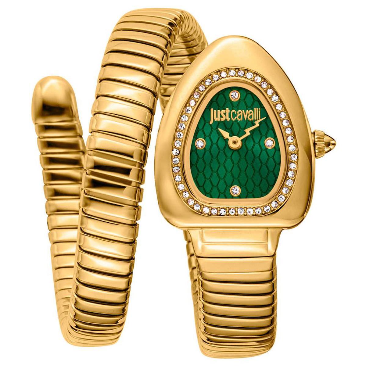 Just Cavalli JC1L249M0035 23 mm Altın Çelik Kordon Analog Kadın Kol Saati