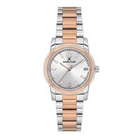 Daniel Klein DK.1.13821-6 Takvimli 30 mm Gri-Rose Gold Çelik Kordon Analog Kadın Kol Saati