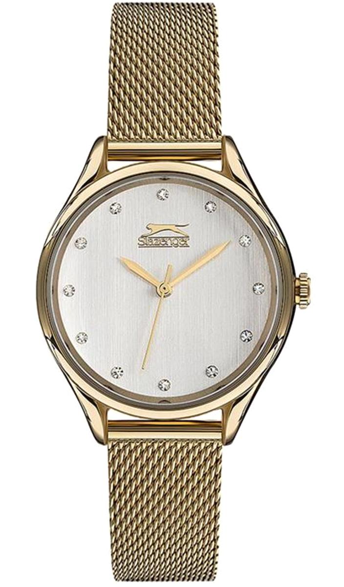 Slazenger SL.09.1849.3.05 34 mm Altın Çelik Kordon Analog Kadın Kol Saati