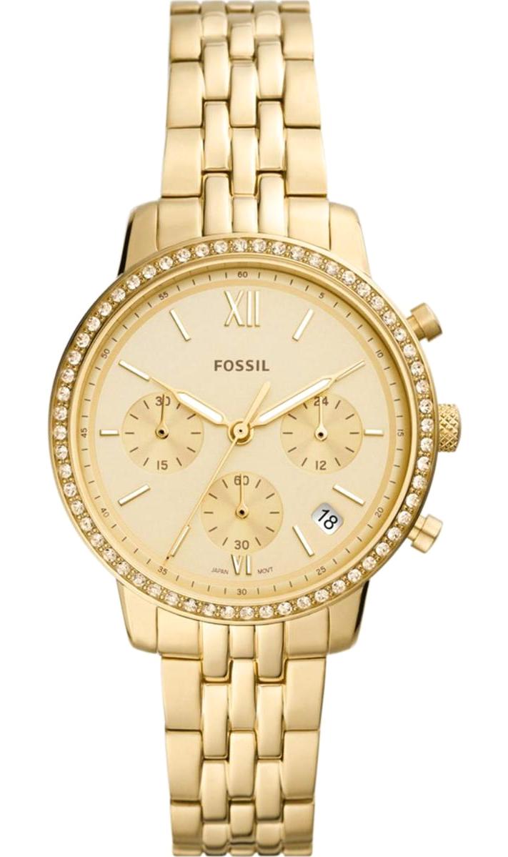 Fossil ES5219 36 mm Altın Çelik Kordon Analog Kadın Kol Saati