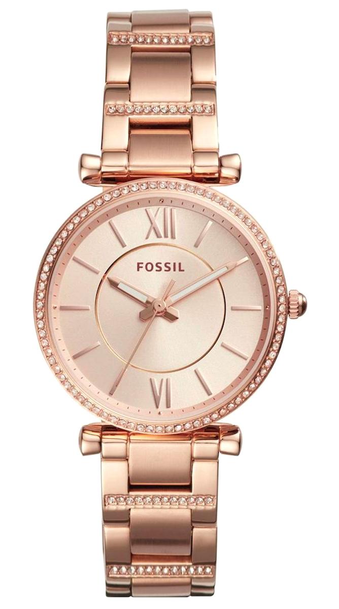 Fossil FES4301 35 mm Rose Gold Çelik Kordon Analog Kadın Kol Saati
