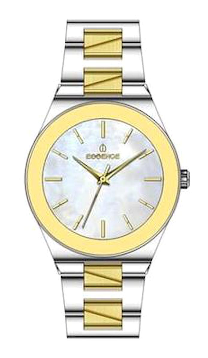 Essence ES6690FE.220 35 mm Altın-Gri Çelik Kordon Analog Kadın Kol Saati