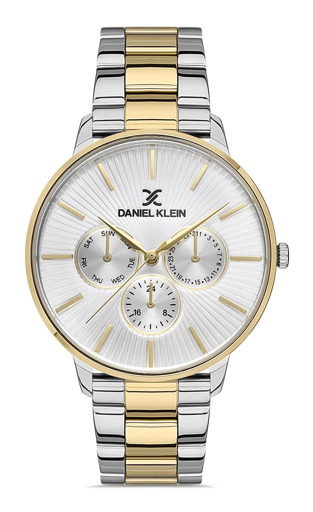 Daniel Klein DK.FT.1.195 31-35 mm Altın-Gri Çelik Kordon Analog Kadın Kol Saati