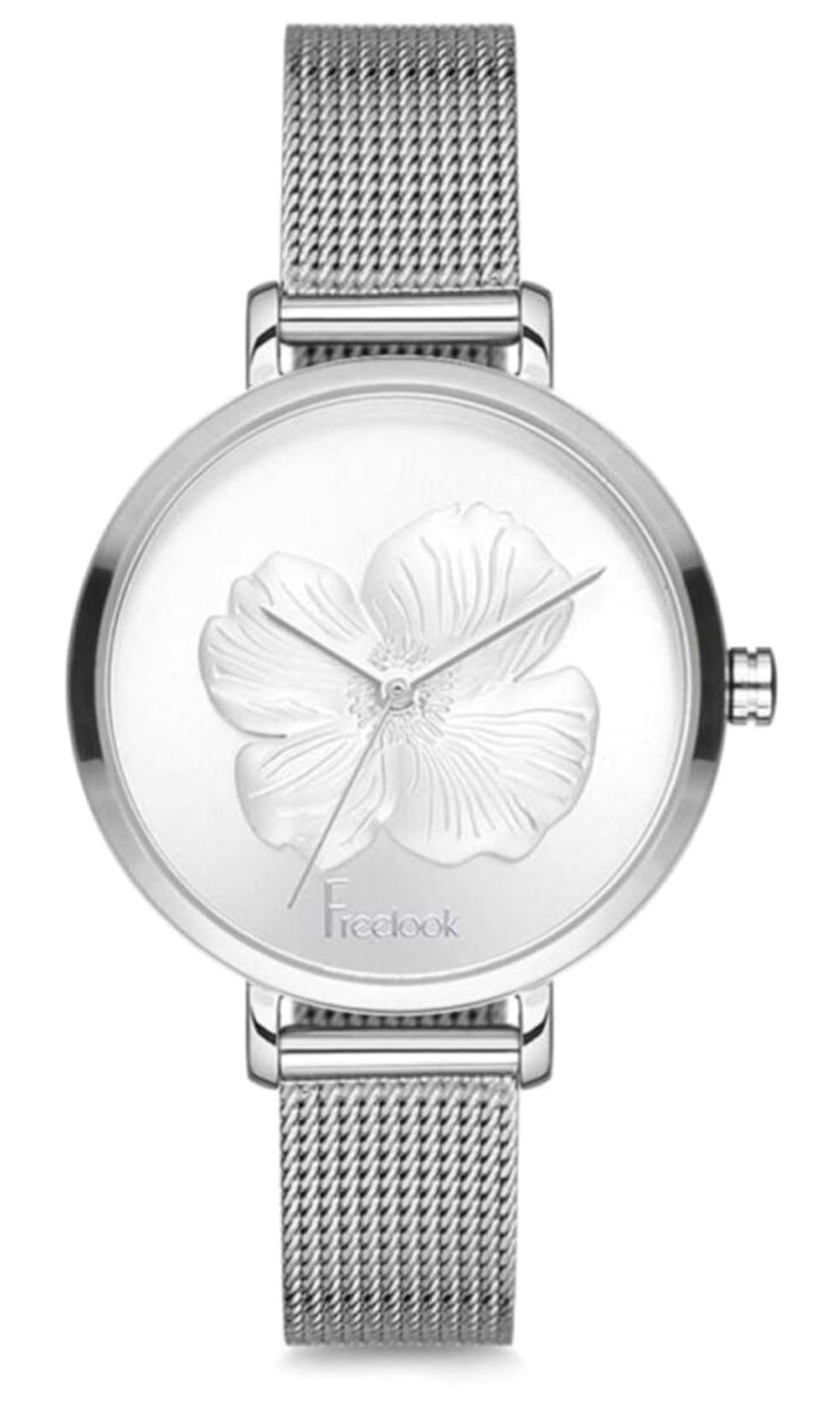 Freelook F.1.1100.06 34 mm Gri Metal Kordon Analog Kadın Kol Saati