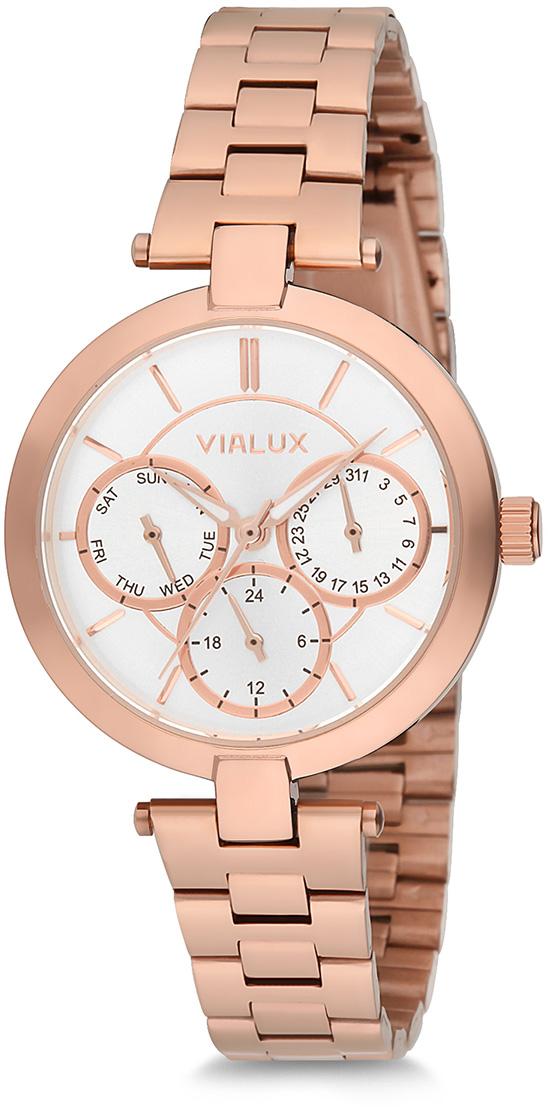 Vialux LY461R-02SR 32 mm Rose Gold Çelik Kordon Analog Kadın Kol Saati