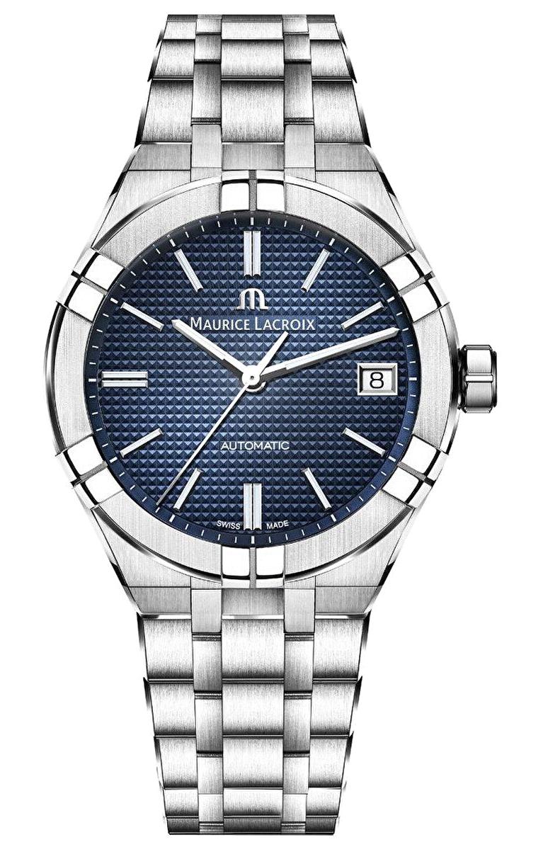 Maurice Lacroix ML-AI6007SS002430-1 Takvimli 39 mm Gri Çelik Kordon Analog Kadın Kol Saati