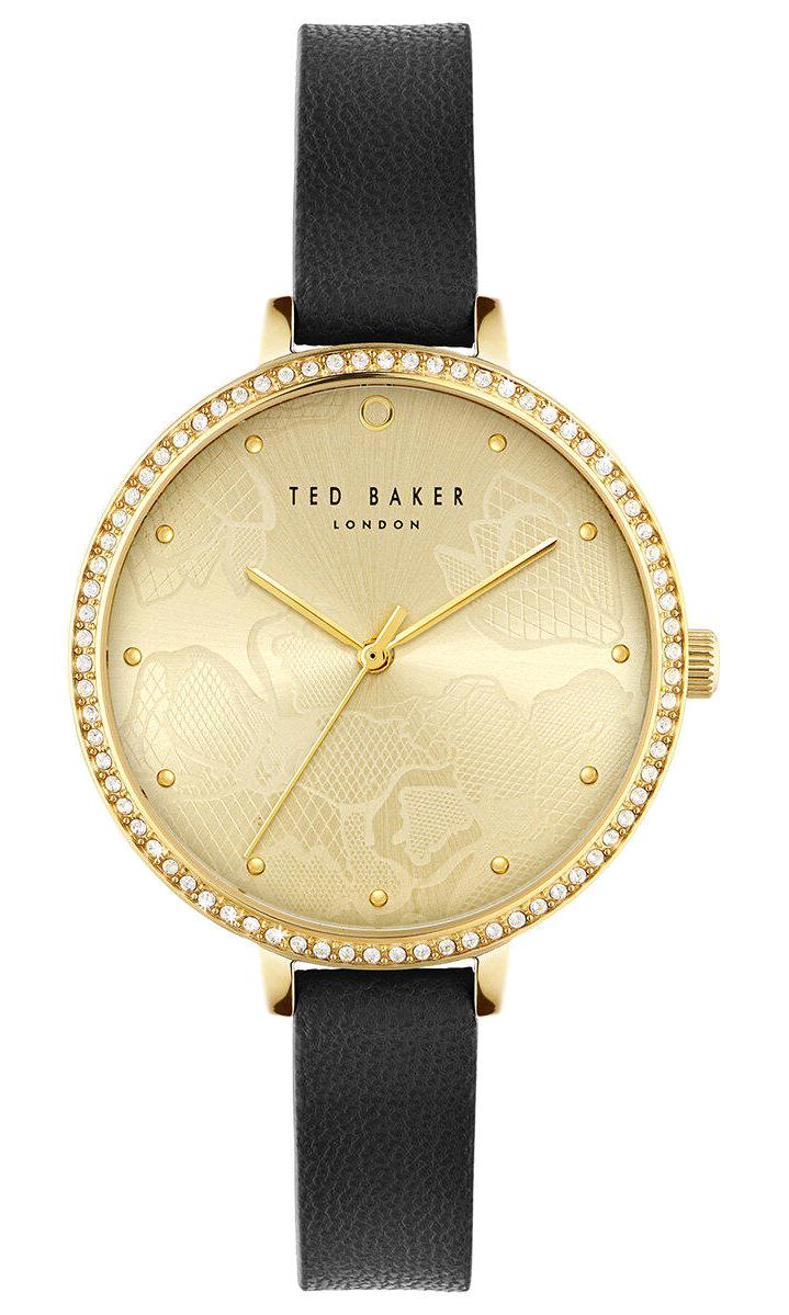 Ted Baker TBBKPDSS300 35 mm Siyah Deri Kordon Analog Kadın Kol Saati