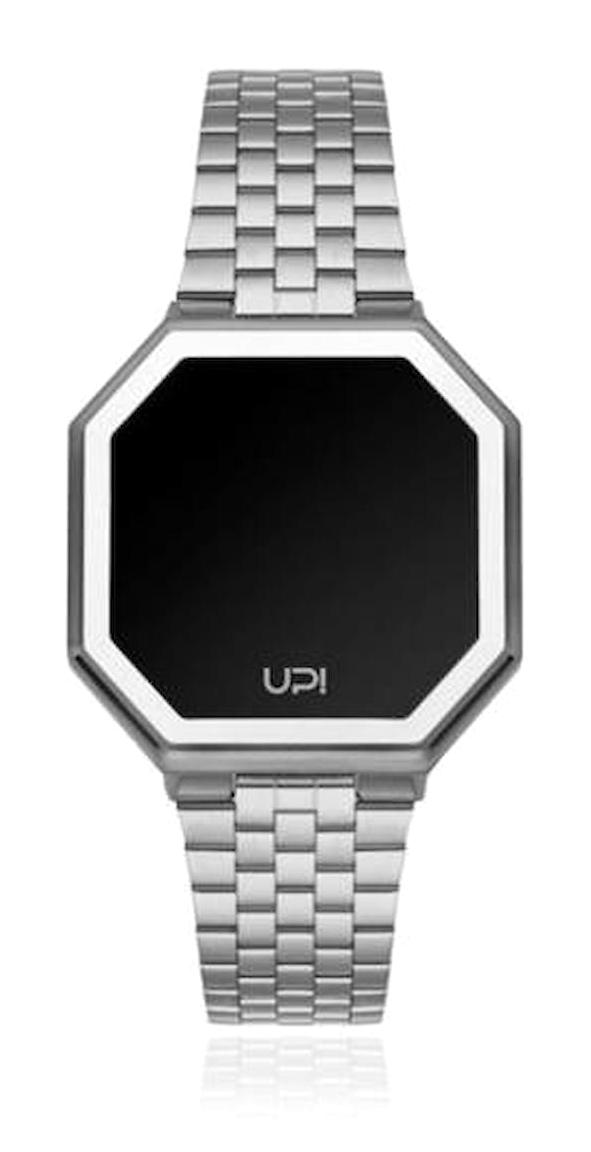 Upwatch 33 mm Gri Çelik Kordon Dijital Kadın Kol Saati