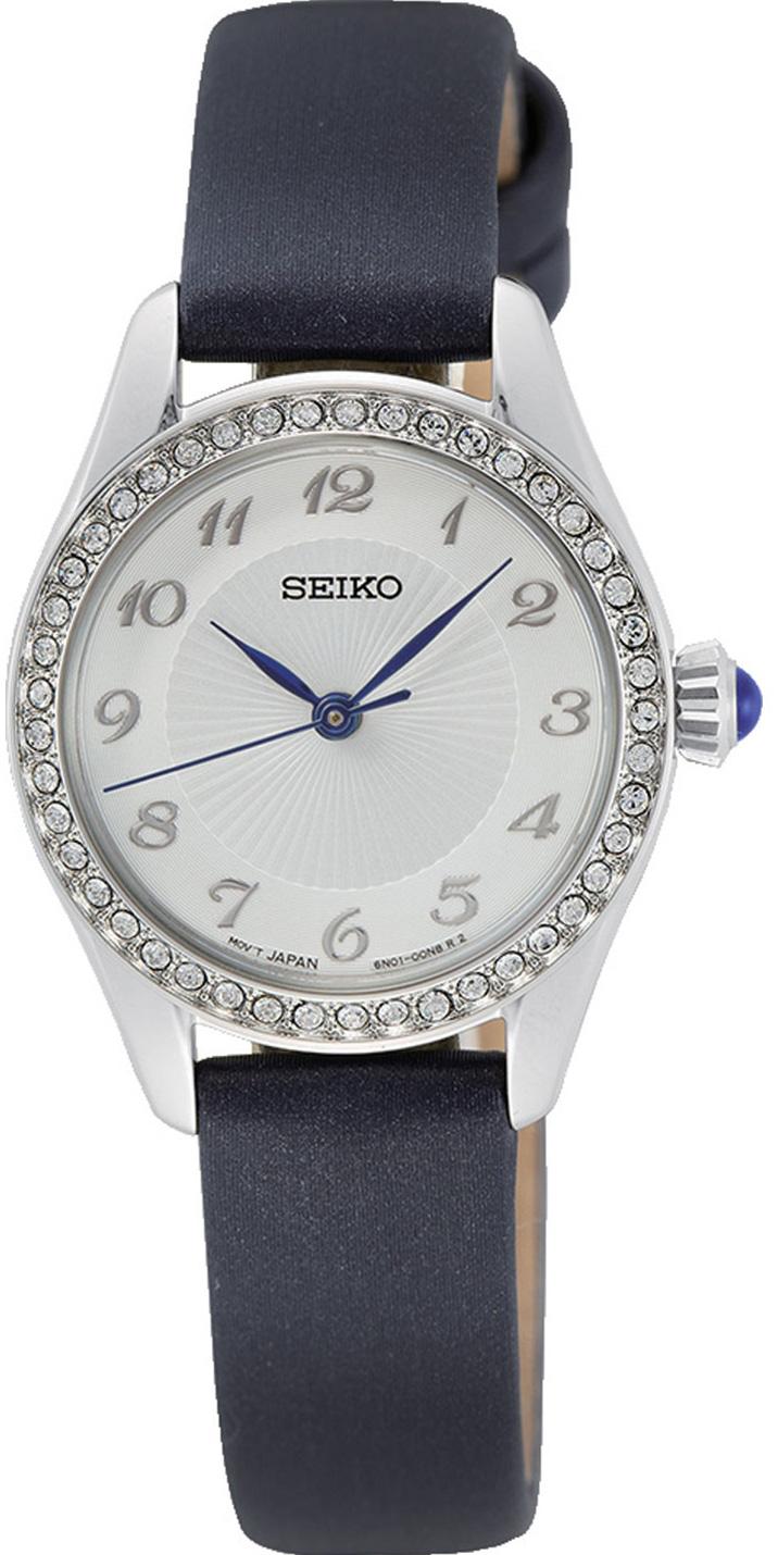 Seiko SUR385P2 29 mm Lacivert Deri Kordon Analog Kadın Kol Saati