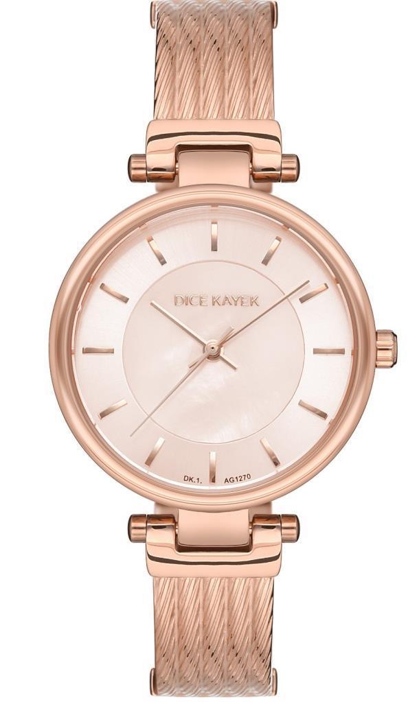 Dice Kayek DK.1.AG1270.08 33 mm Rose Gold Çelik Kordon Analog Kadın Kol Saati