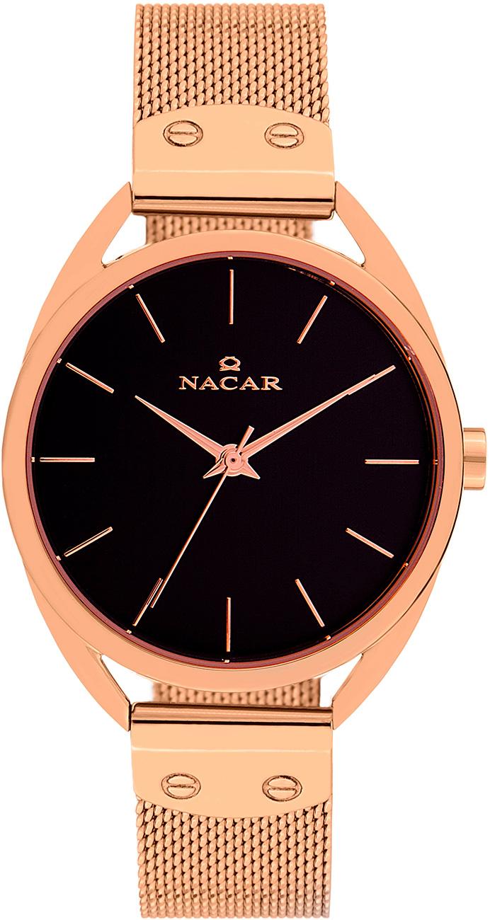 Nacar 18-3914A978-RBM 36 mm Rose Gold Hasır Kordon Analog Kadın Kol Saati