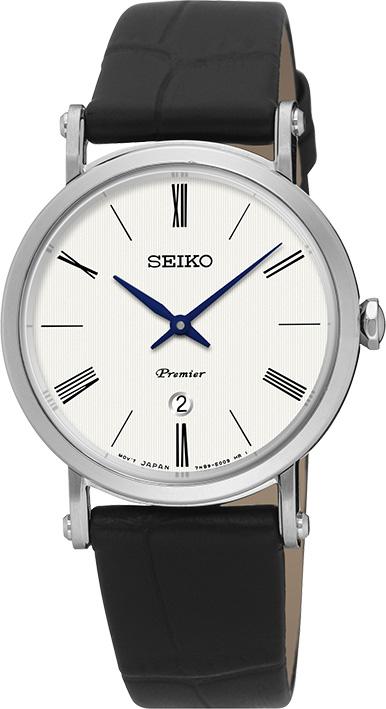 Seiko SXB431P Takvimli 30.5 mm Siyah Deri Kordon Analog Kadın Kol Saati