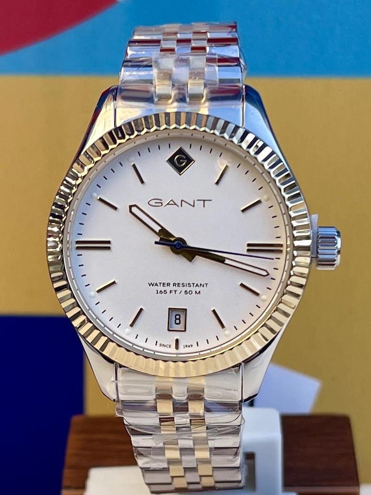 Gant G136009 Takvimli 36 mm Beyaz Çelik Kordon Analog Kadın Kol Saati