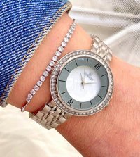 Reward 34 mm Gri Çelik Kordon Analog Kadın Kol Saati