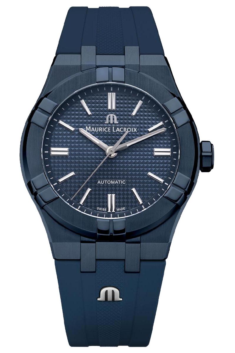 Maurice Lacroix ML-AI6007PVC00430-4 44 mm Lacivert Çelik Kordon Analog Kadın Kol Saati