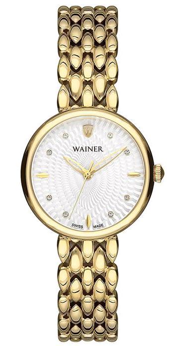 Wainer WA.11946-A 31.5 mm Altın Çelik Kordon Analog Kadın Kol Saati