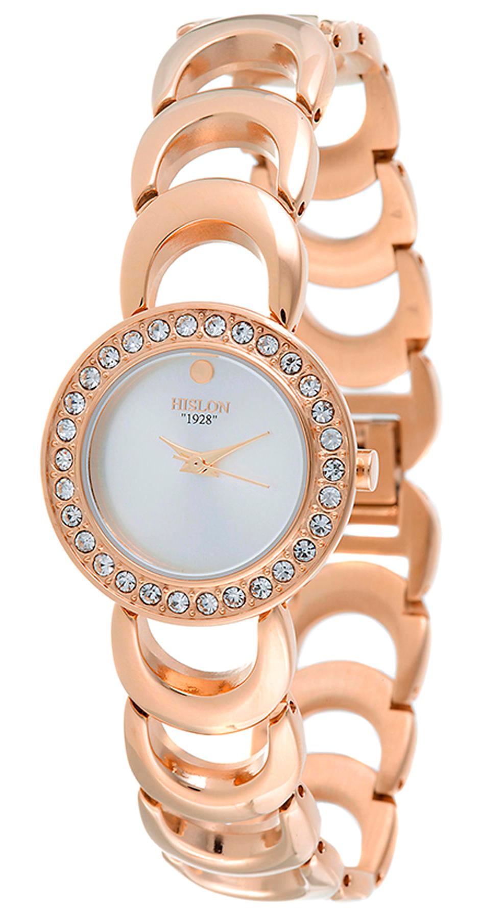 Hislon 3463-22211 28 mm Rose Gold Çelik Kordon Analog Kadın Kol Saati