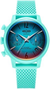 Welder Watch WWRP607 Takvimli 38 mm Mavi Plastik Kordon Analog Kadın Kol Saati