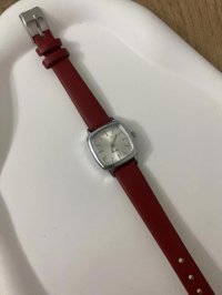 Bs Still 20 mm Kırmızı Deri Kordon Analog Kadın Kol Saati