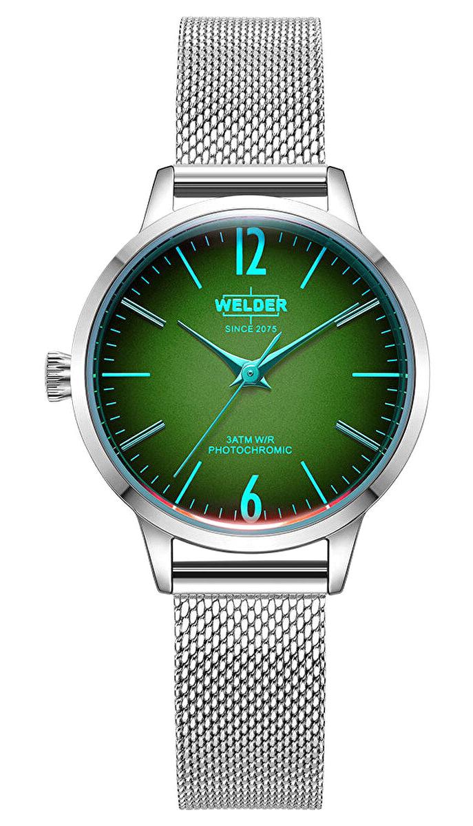 Welder Watch WRS202 30 mm Gri Çelik Kordon Analog Kadın Kol Saati