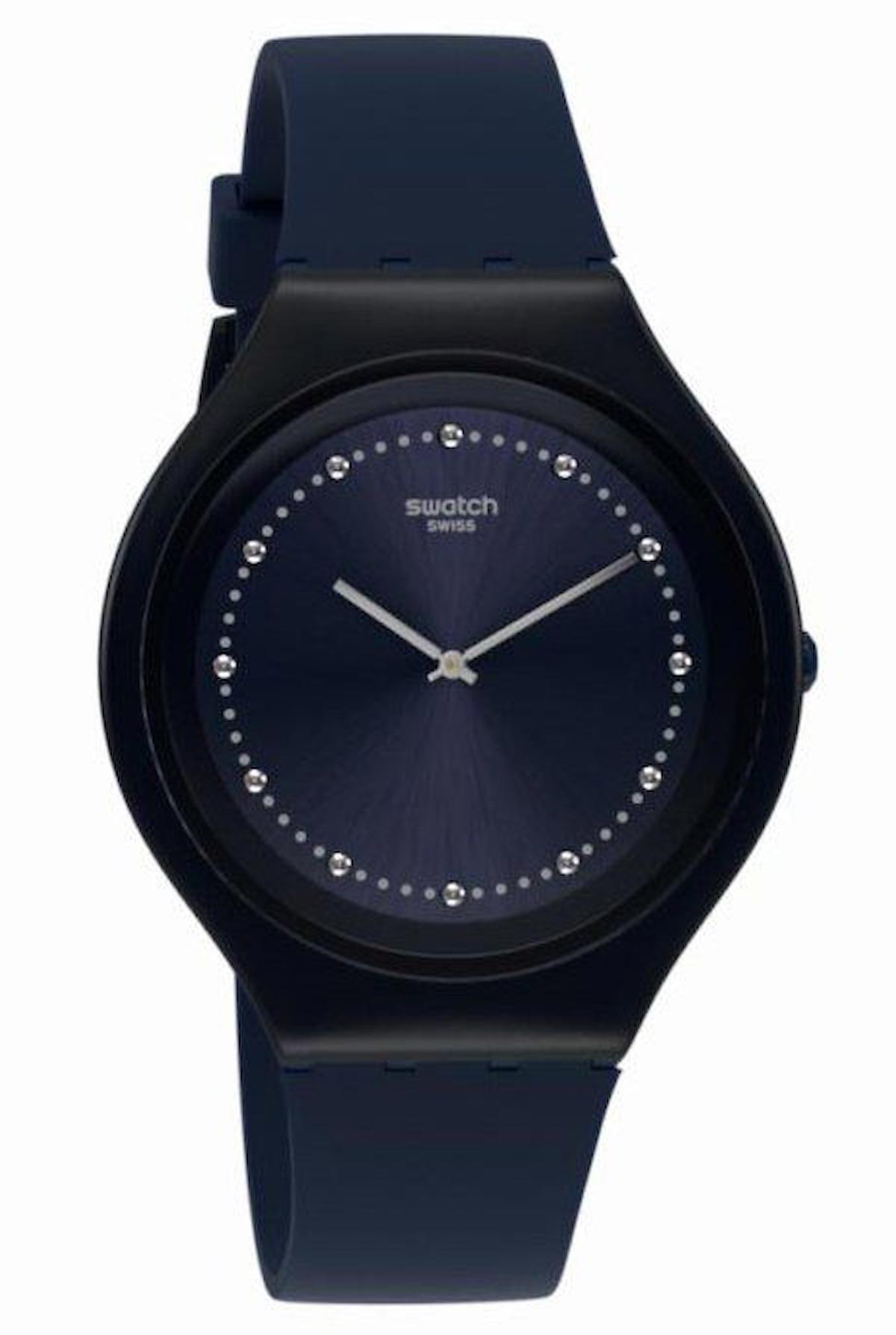 Swatch SVUN100 40 mm Lacivert Plastik Kordon Analog Kadın Kol Saati