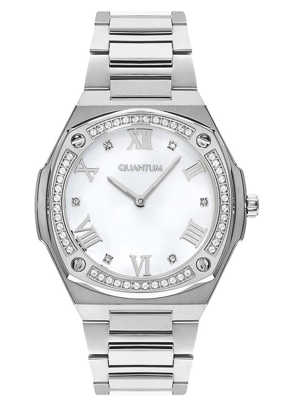 Quantum IML1050.320 41 mm Gri Çelik Kordon Analog Kadın Kol Saati