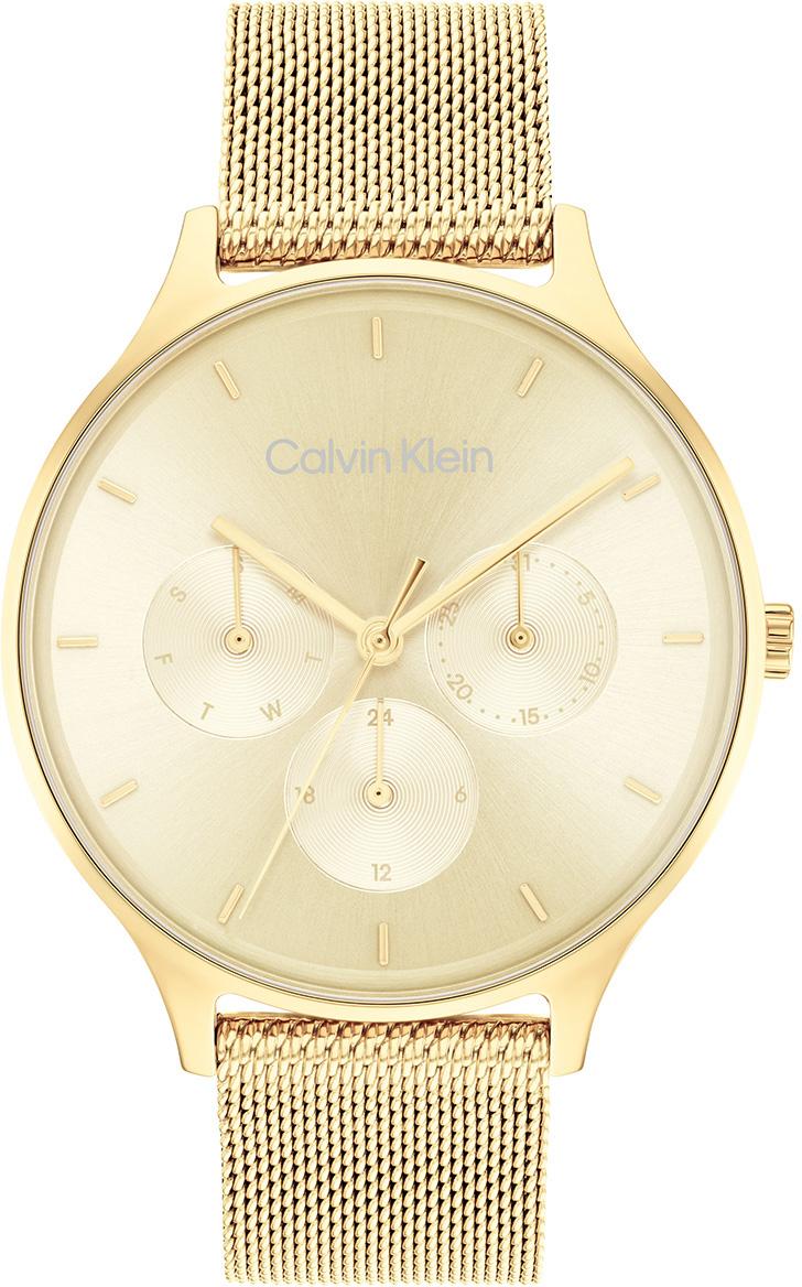 Calvin Klein CK25200103 Takvimli 38 mm Altın Çelik Kordon Analog Kadın Kol Saati