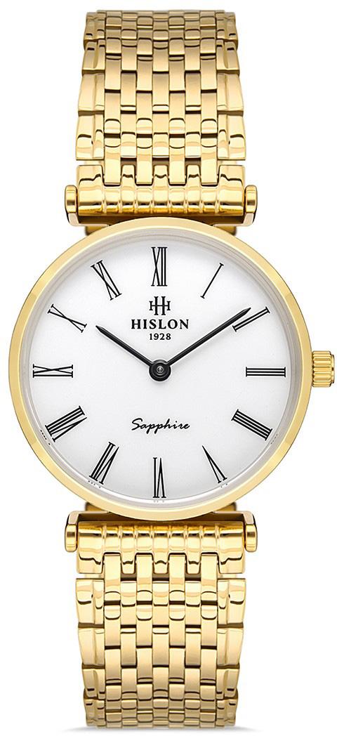 Hislon QL119G-02SG 29 mm Altın Çelik Kordon Analog Kadın Kol Saati