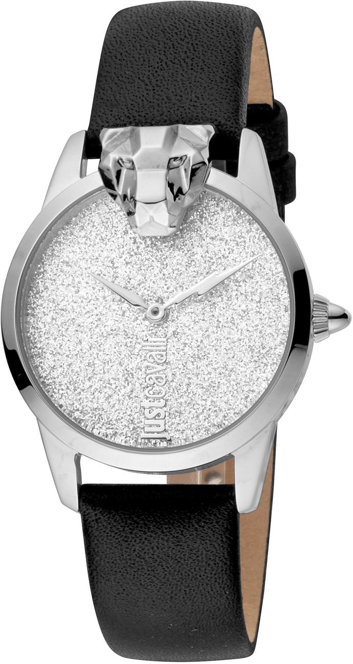 Just Cavalli JC1L057L0215 32 mm Siyah Deri Kordon Analog Kadın Kol Saati