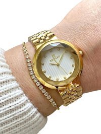 Reward A01433252 34 mm Altın Çelik Kordon Analog Kadın Kol Saati