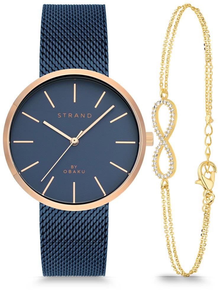 Obaku Denmark S700LXVLML 35 mm Lacivert Çelik Kordon Analog Kadın Kol Saati