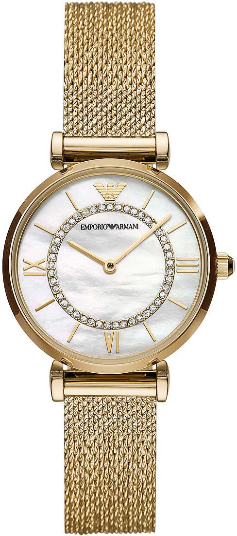 Emporio Armani AR11321 32 mm Altın Çelik-Hasır Kordon Analog Kadın Kol Saati