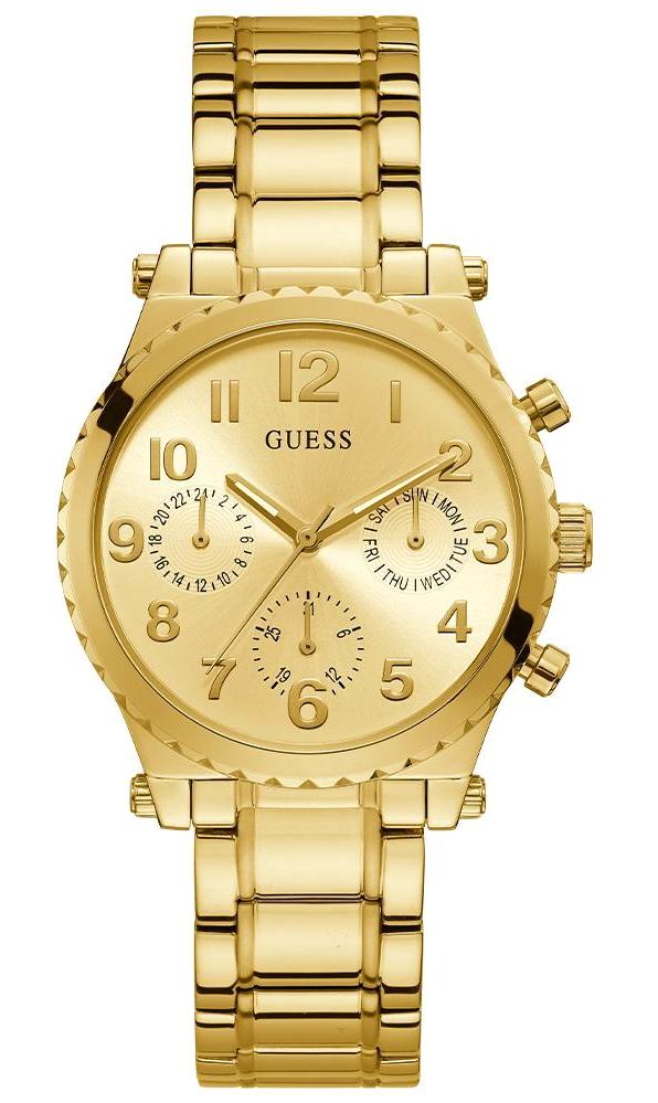 Guess GUGW0035L2 Takvimli 38 mm Altın Çelik Kordon Analog Kadın Kol Saati
